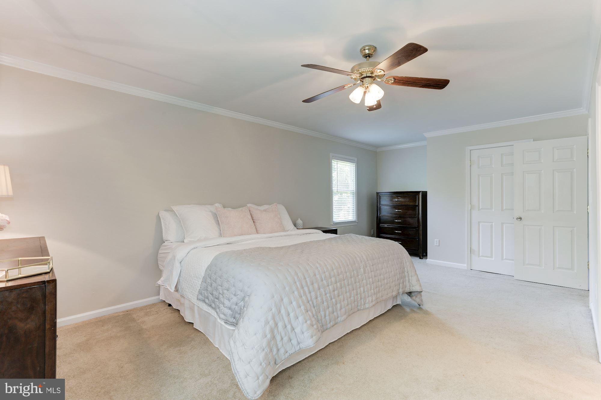 12335 Coleraine Court Reston, VA 20191 - Photo 29 of 84 Master Bedroom Features Overhead Ceiling Fan!