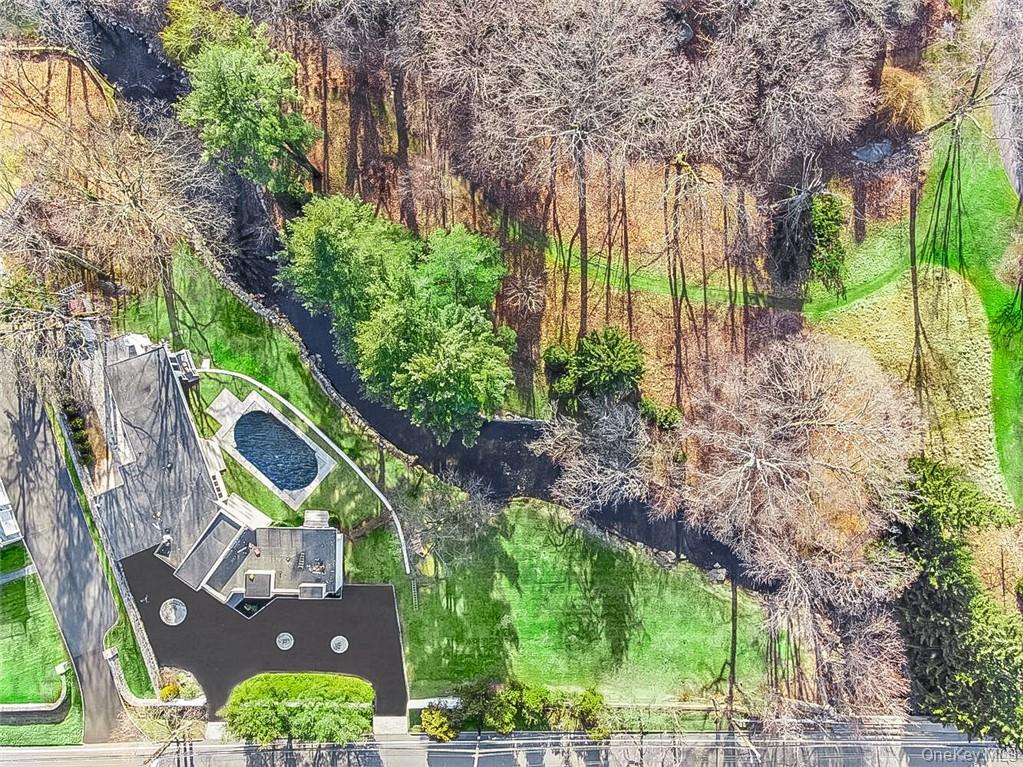 343 Purchase Street Rye, NY 10580 - Photo 35 of 36 an aerial view of a house with a yard and a garden