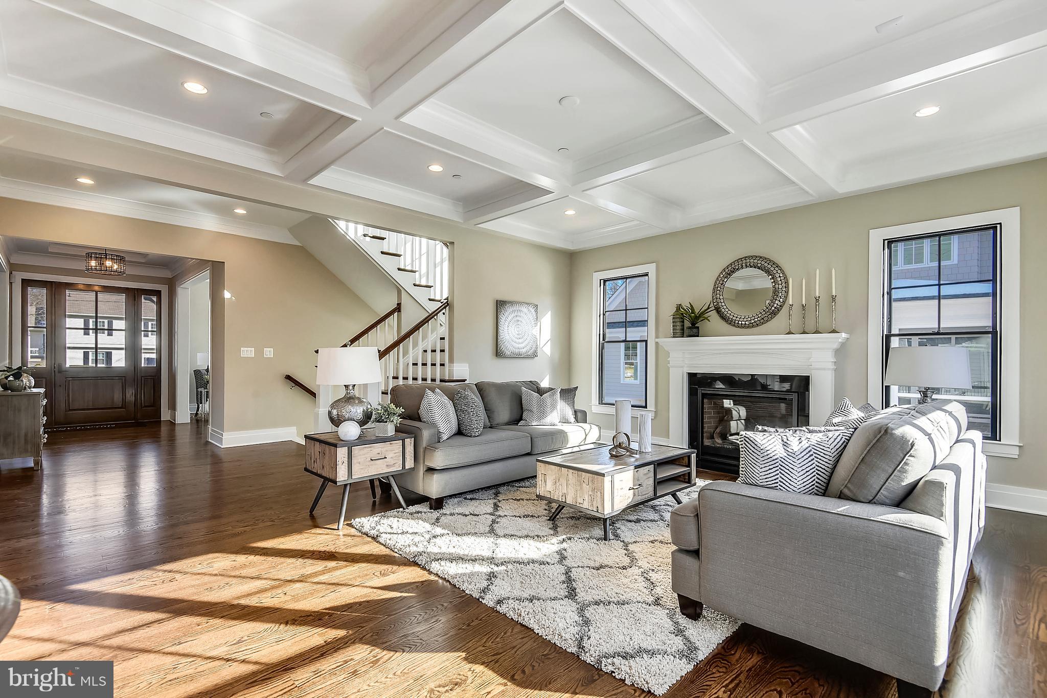 7204 Marbury Road Bethesda, MD 20817 - Photo 17 of 58 Family Room with Gas Fireplace