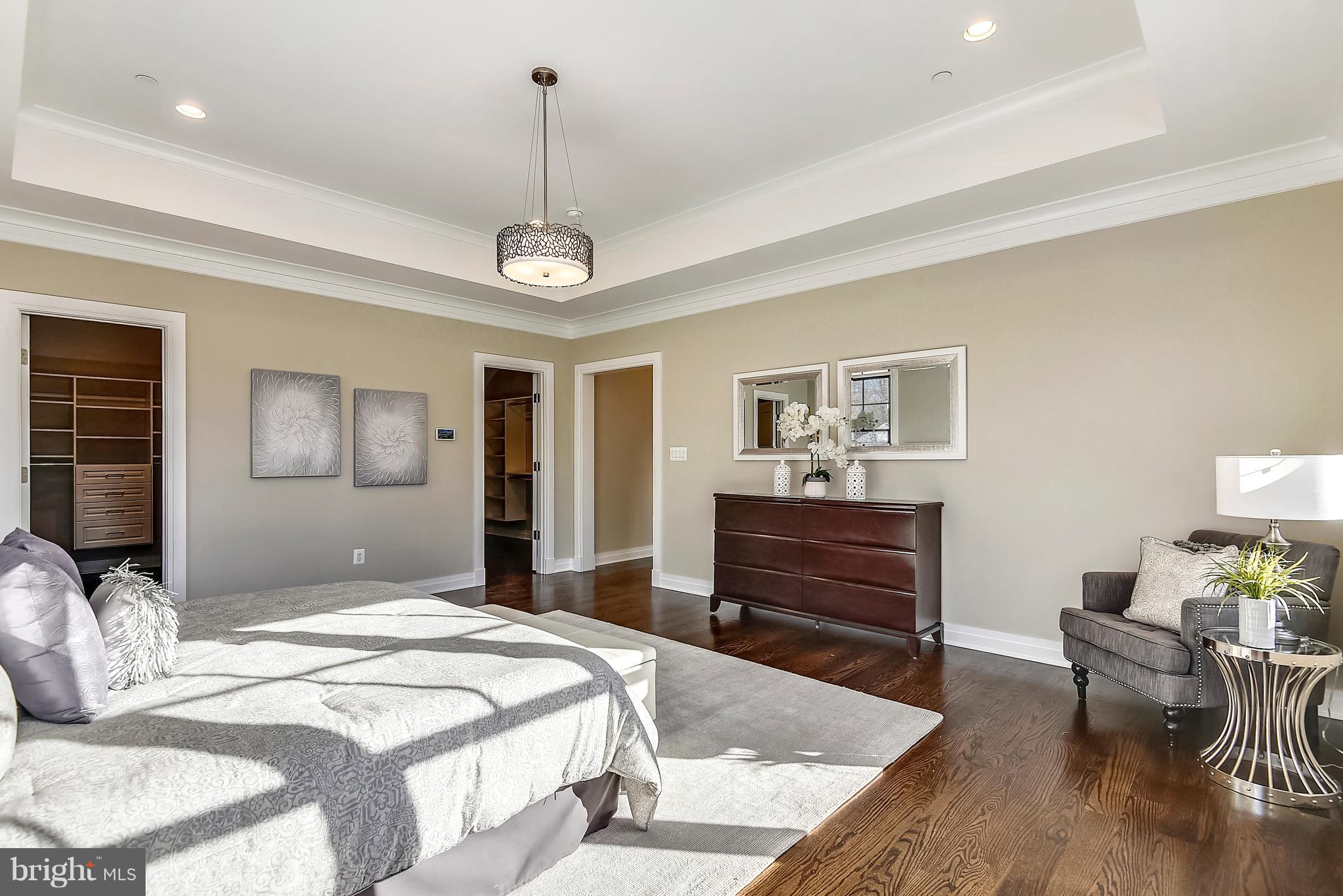 7204 Marbury Road Bethesda, MD 20817 - Photo 34 of 58 Master Bedroom Suite with Two Walk-In Closets