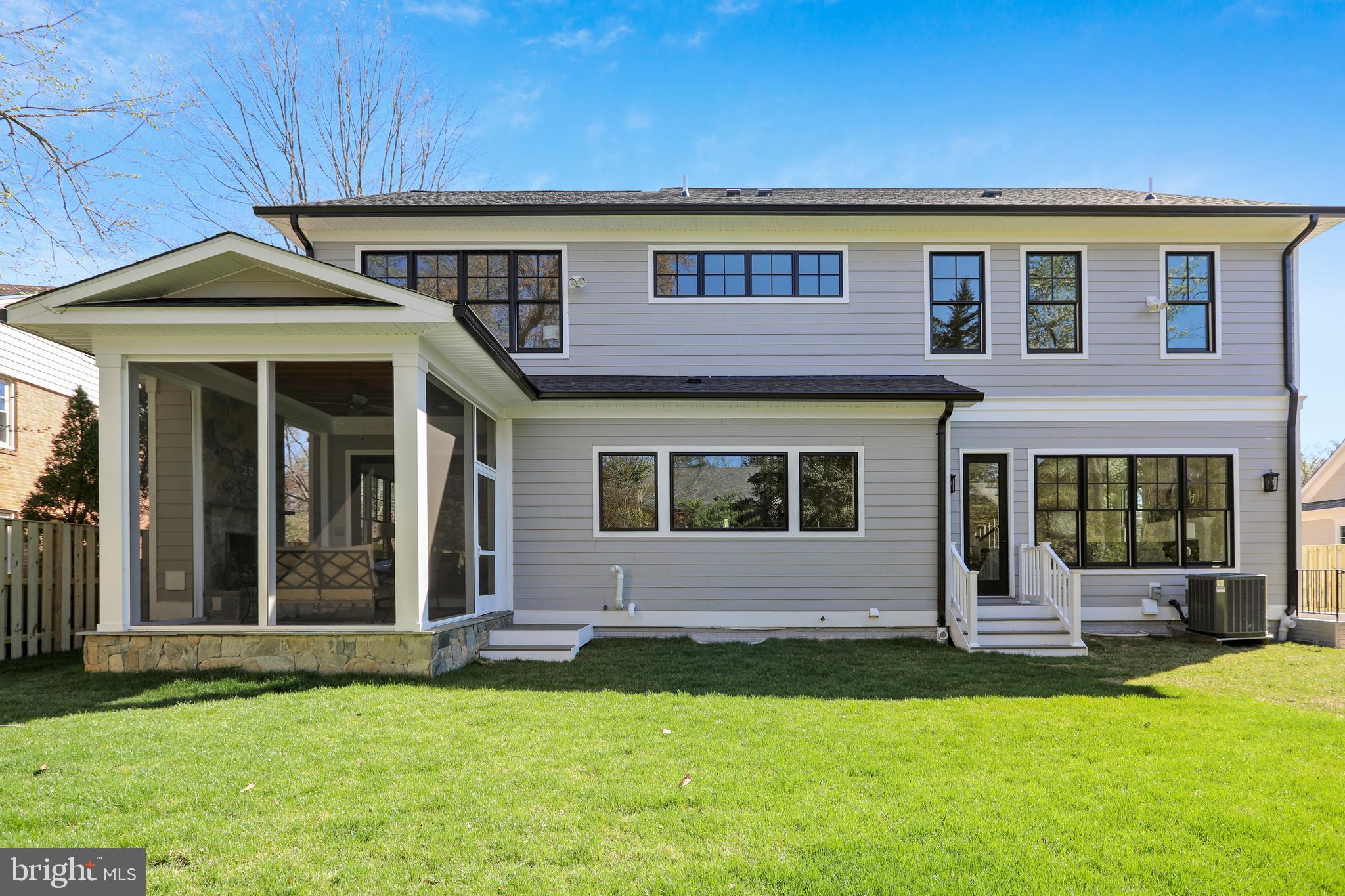 7204 Marbury Road Bethesda, MD 20817 - Photo 52 of 58 Exterior Rear and Screen Porch