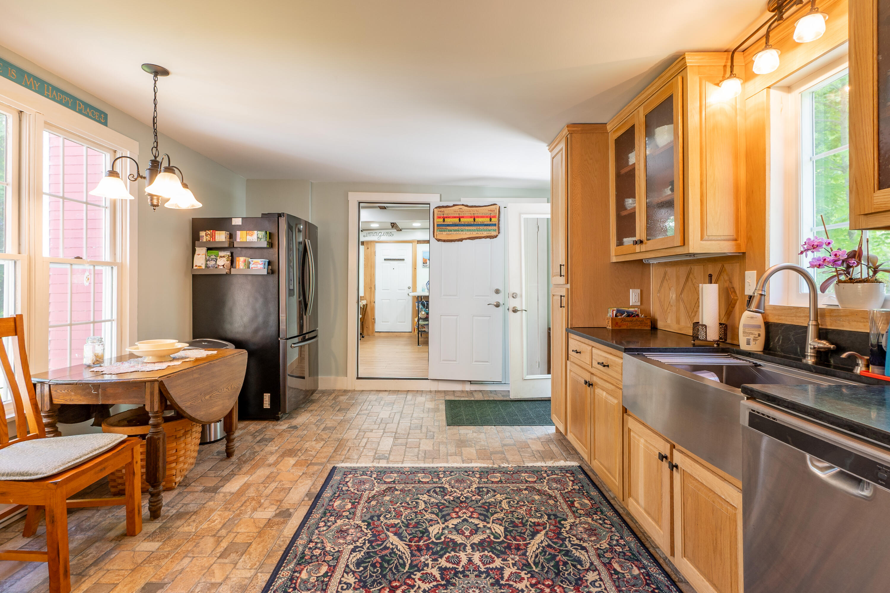 538 Ocean Point Road Boothbay, ME 04544 - Photo 3 of 40 Kitchen to Entry, Office