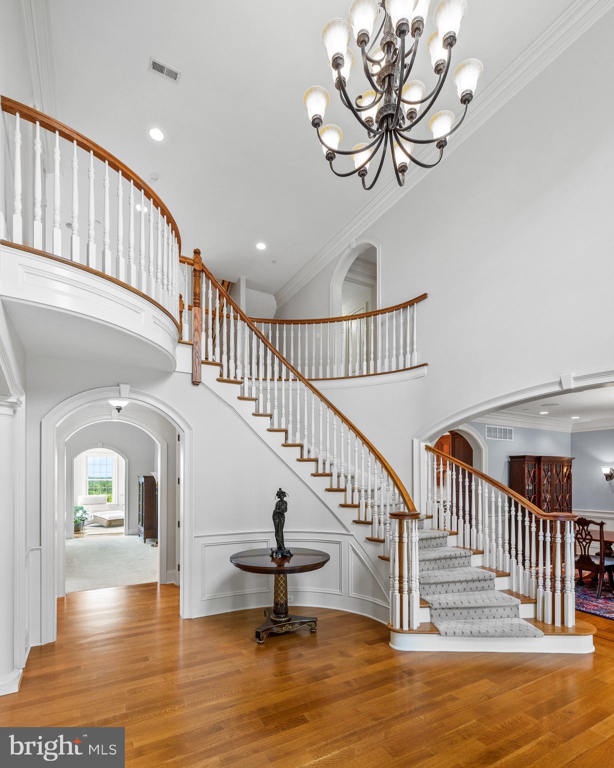 5835 Ridgeview Drive Doylestown, PA 18902 - Photo 4 of 63 a view of entryway and hall with wooden floor