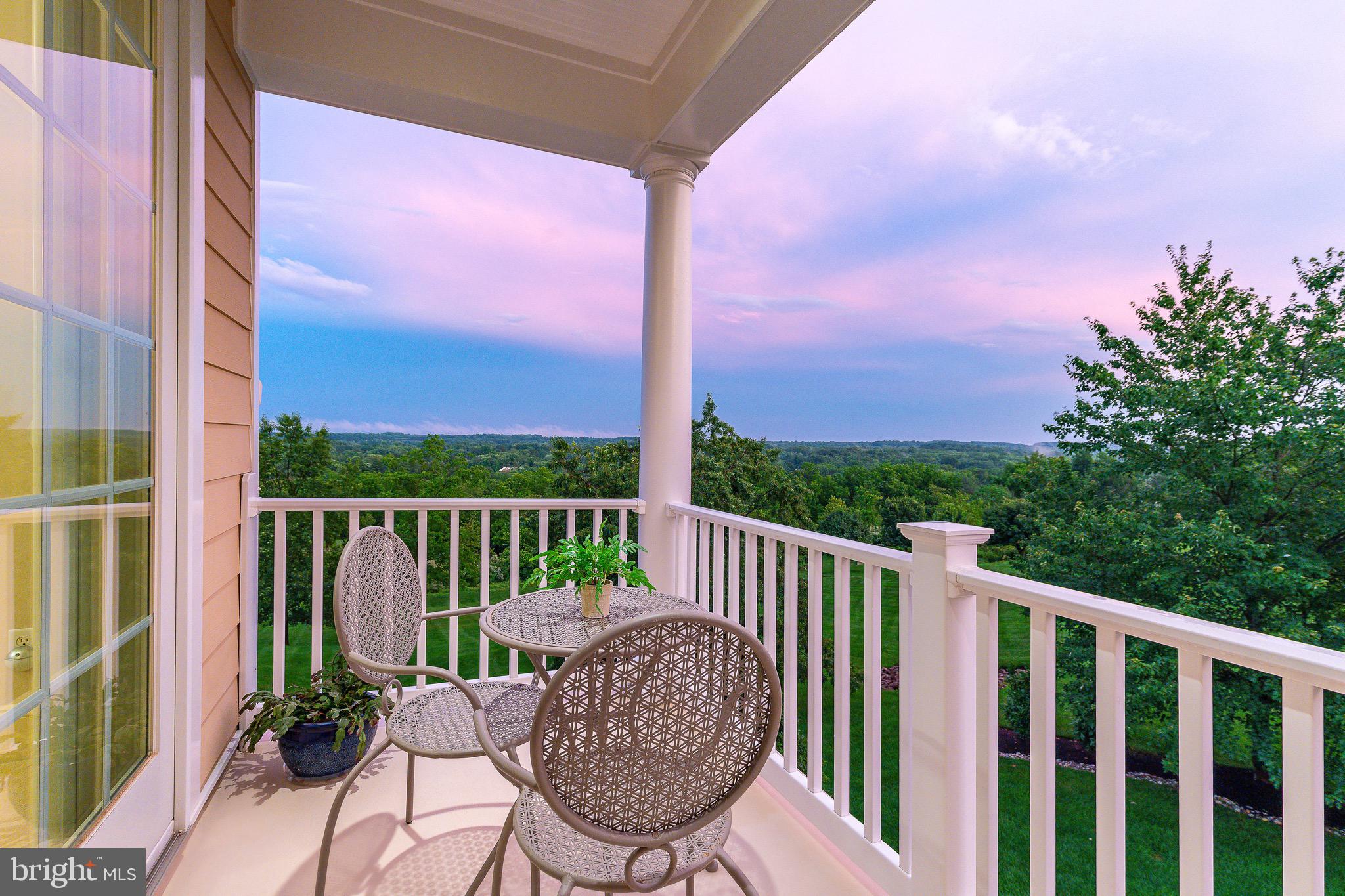 5835 Ridgeview Drive Doylestown, PA 18902 - Photo 42 of 63 a view of a chair and table in the balcony