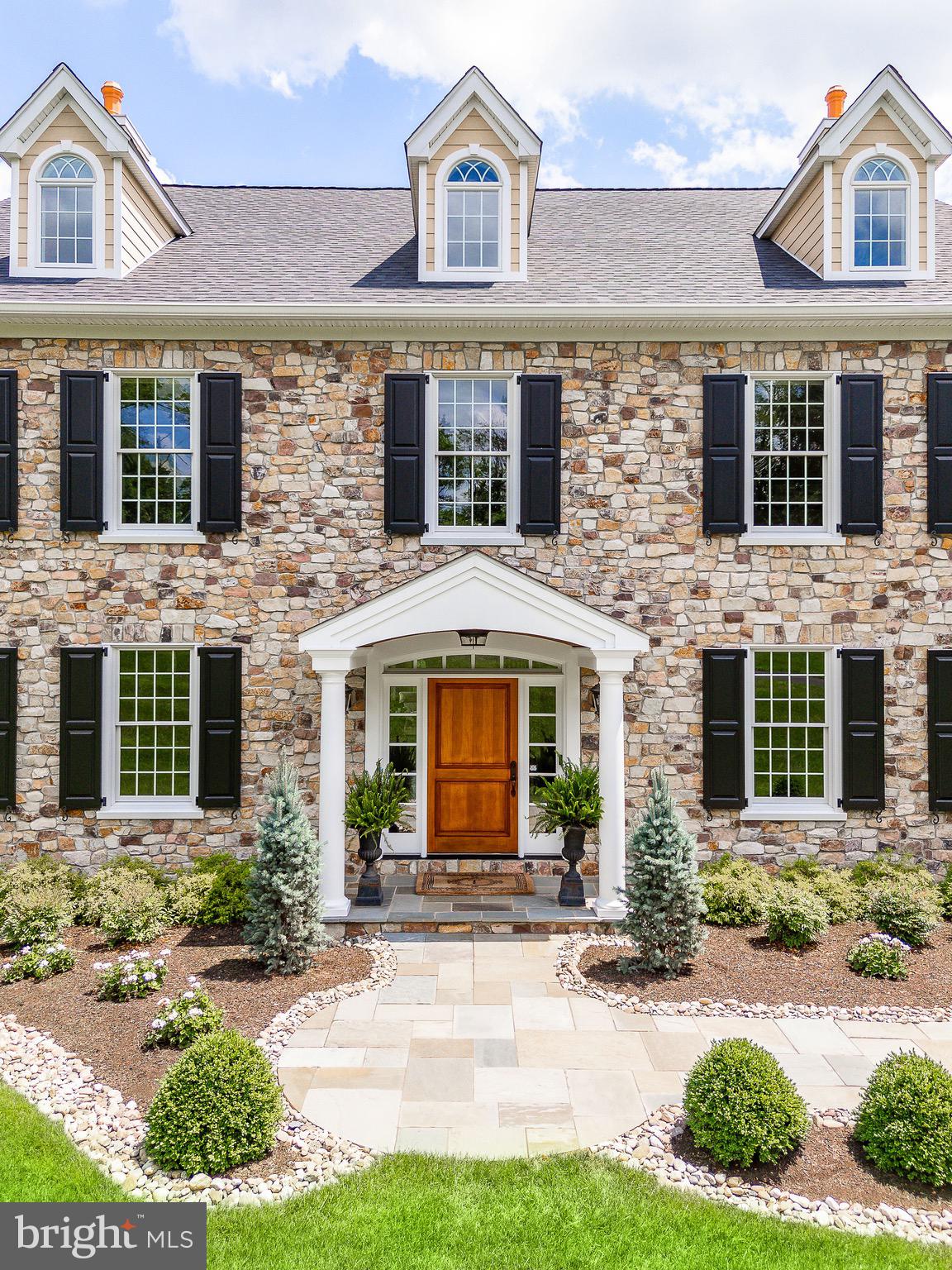 5835 Ridgeview Drive Doylestown, PA 18902 - Photo 63 of 63 front view of a brick house