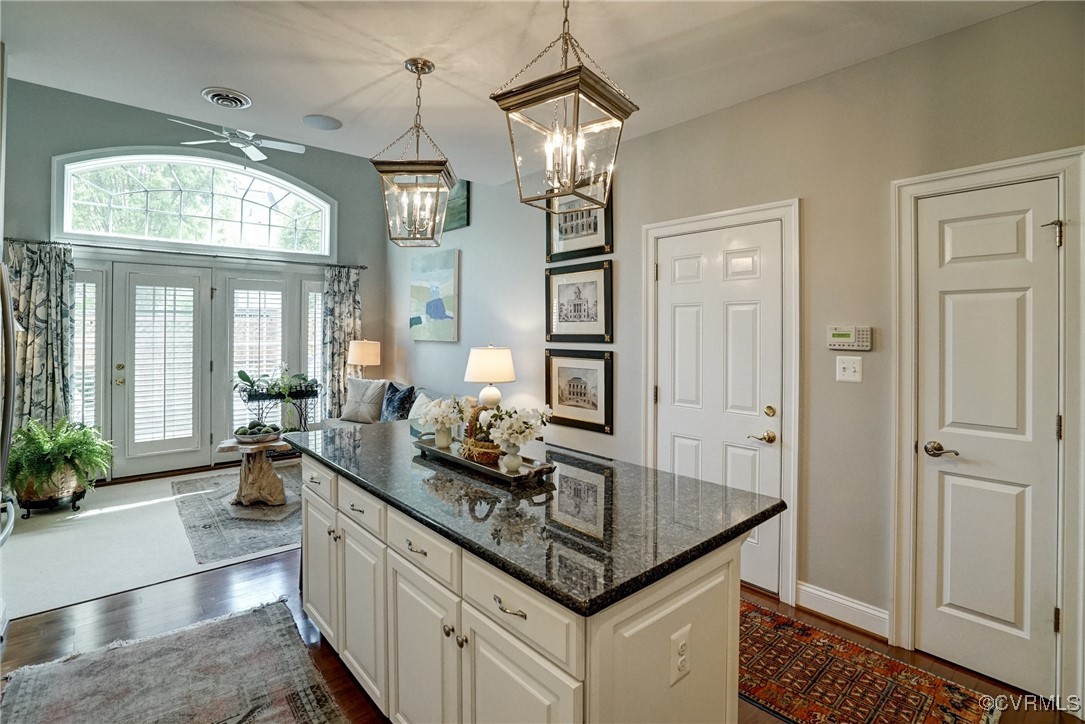 709 Chiswick Park Road Henrico, VA 23229 - Photo 13 of 47 Kitchen featuring dark wood finished floors, white