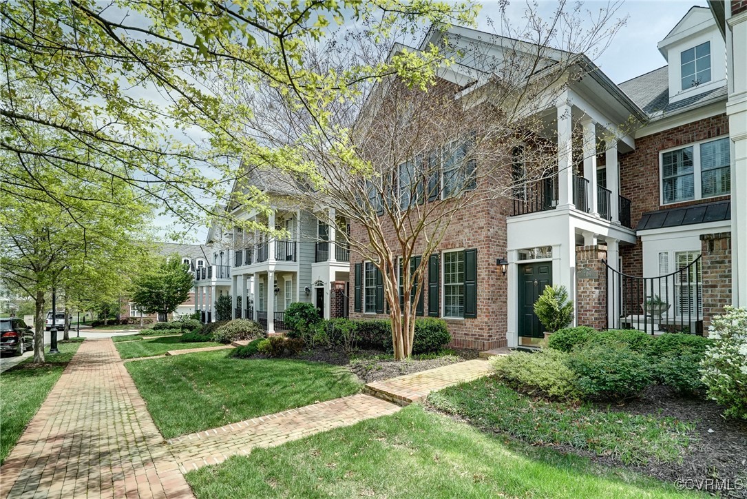 709 Chiswick Park Road Henrico, VA 23229 - Photo 2 of 47 View of property exterior featuring brick siding a