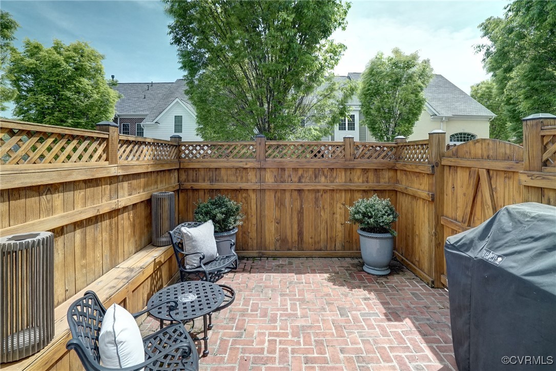 709 Chiswick Park Road Henrico, VA 23229 - Photo 21 of 47 View of patio / terrace with a gate and area for g