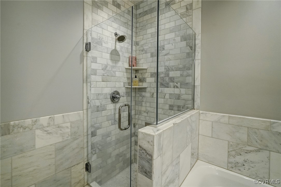 709 Chiswick Park Road Henrico, VA 23229 - Photo 28 of 47 Full bath with a bath and a stall shower