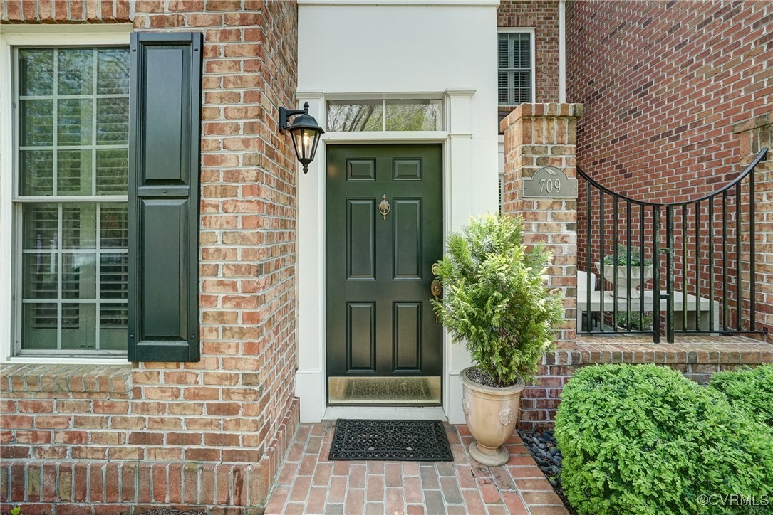 709 Chiswick Park Road Henrico, VA 23229 - Photo 3 of 47 Property entrance featuring brick siding