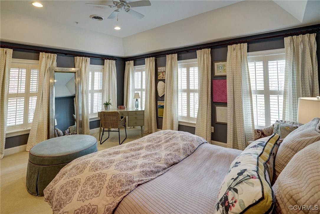 709 Chiswick Park Road Henrico, VA 23229 - Photo 38 of 47 Bedroom with light carpet, recessed lighting, and