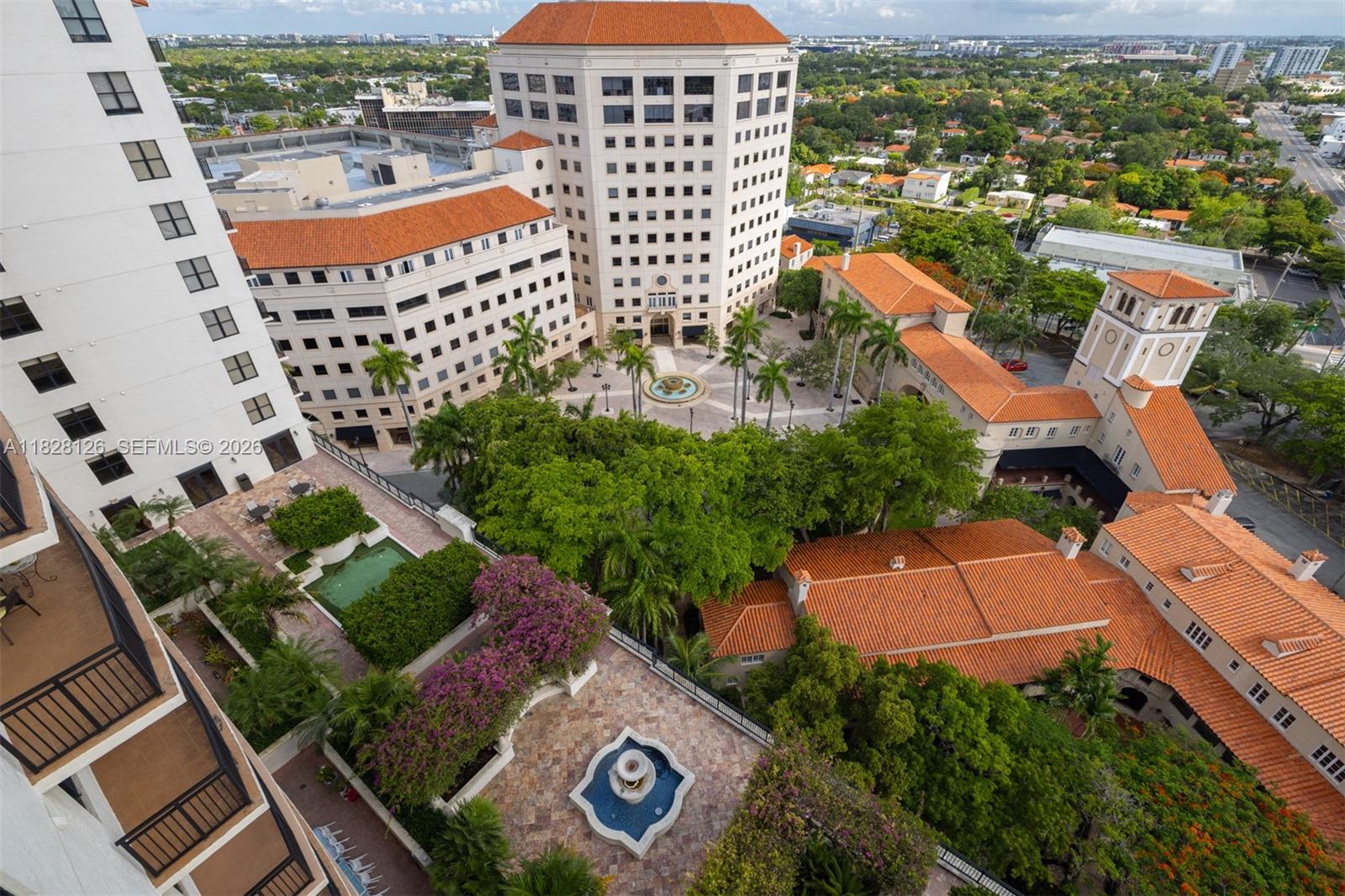 888 Douglas Road, Unit PH07 Coral Gables, FL 33134 - Photo 9 of 30 Balcony View