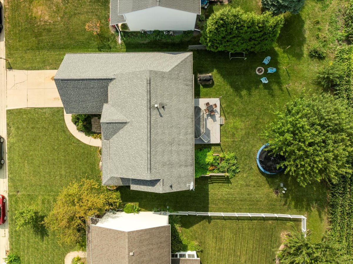 1318 Shannon Road Normal, IL 61761 - Photo 39 of 40 an aerial view of a house with swimming pool and outdoor space