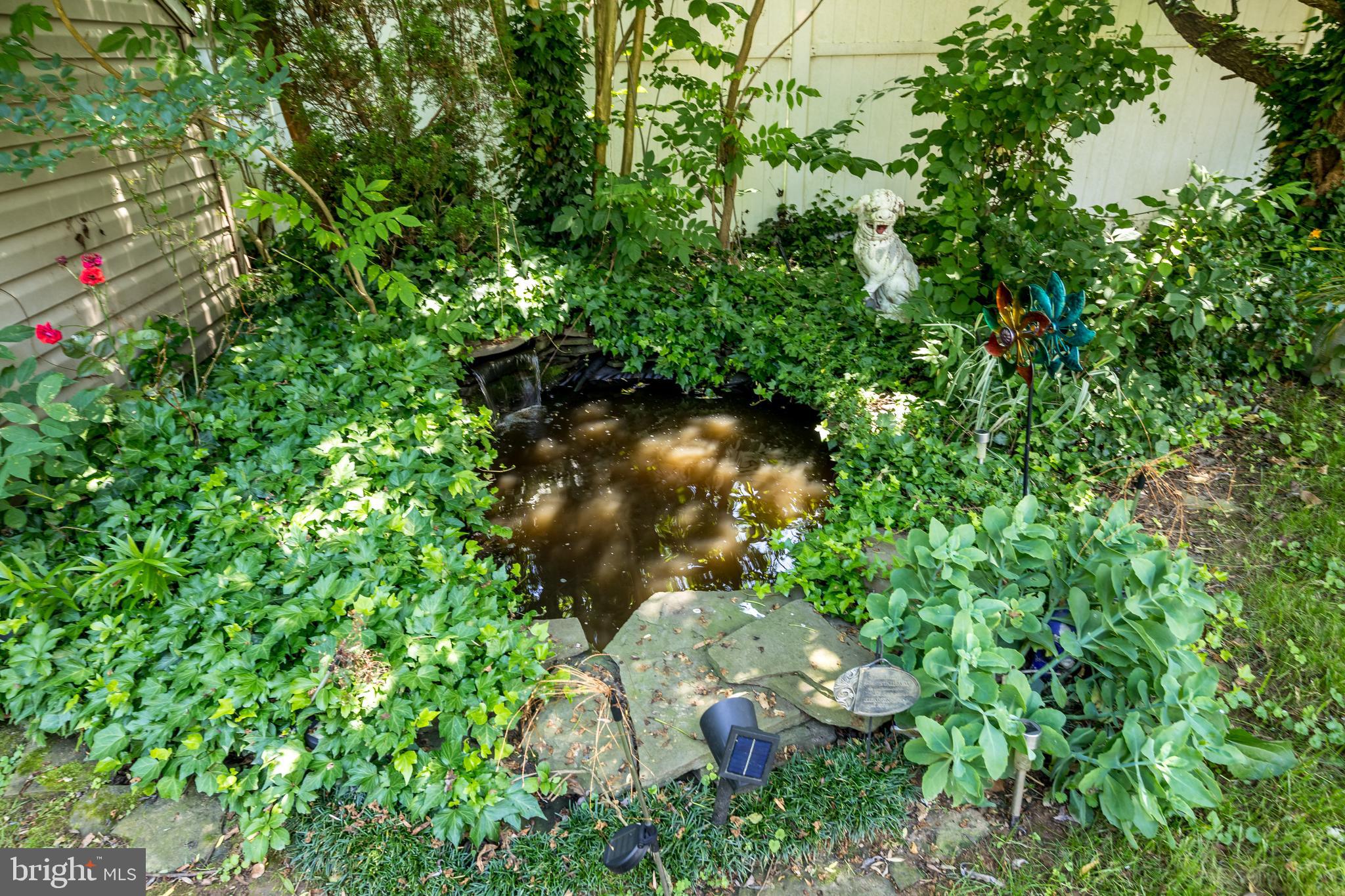 307 Powdersby Road Joppa, MD 21085 - Photo 44 of 45 Backyard with fishpond