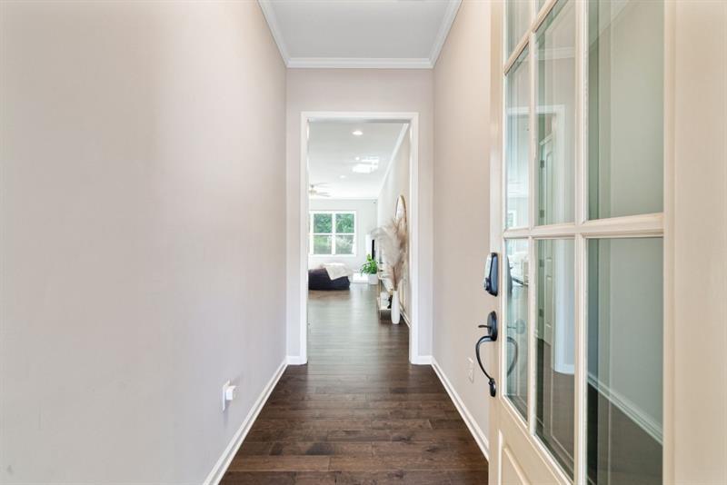20006 Windalier Way Roswell, GA 30076 - Photo 5 of 58 a view of a hallway with the wooden floor