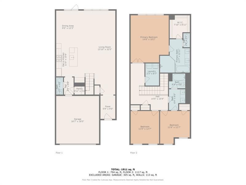 20006 Windalier Way Roswell, GA 30076 - Photo 56 of 58 a picture of a floor plan