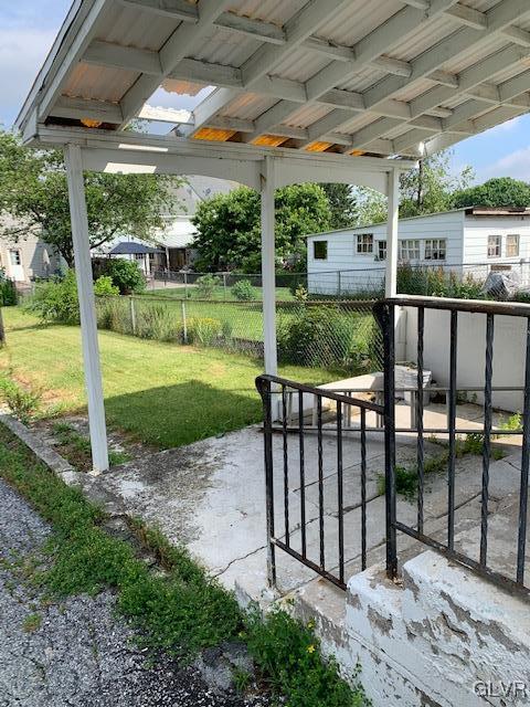 186 North Street Emmaus, PA 18049 - Photo 11 of 13 a view of a porch with a yard