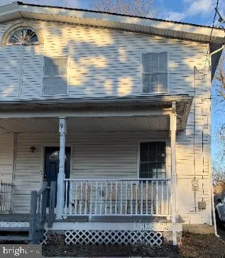a view of a wooden door