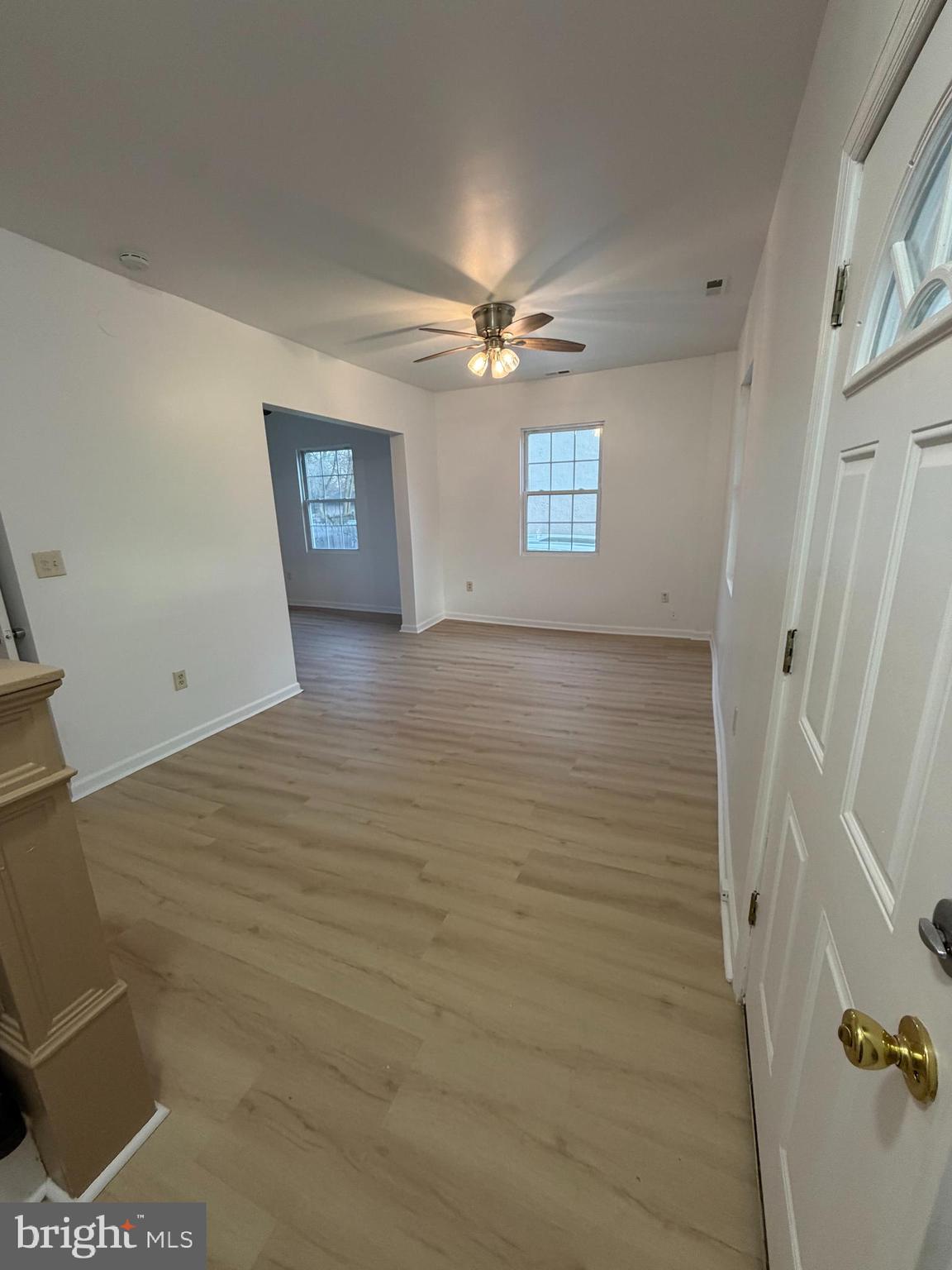9 Hartford Road Mount Laurel, NJ 08054 - Photo 3 of 37 a view of a livingroom with a ceiling fan & hardwood floor