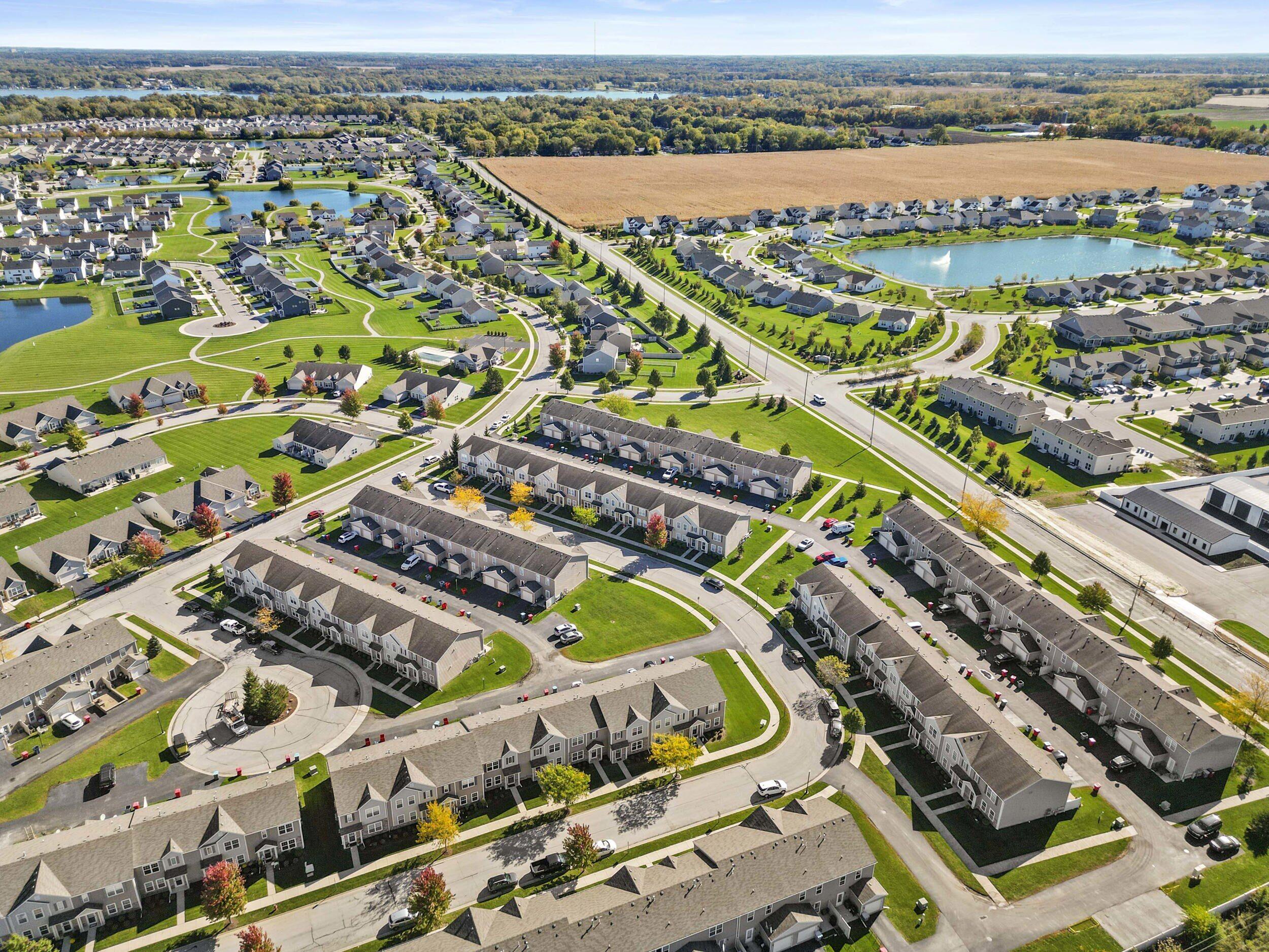10421 Paramount Way Cedar Lake, IN 46303 - Photo 24 of 26 an aerial view of a city