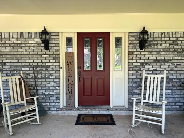a view of outdoor seating area