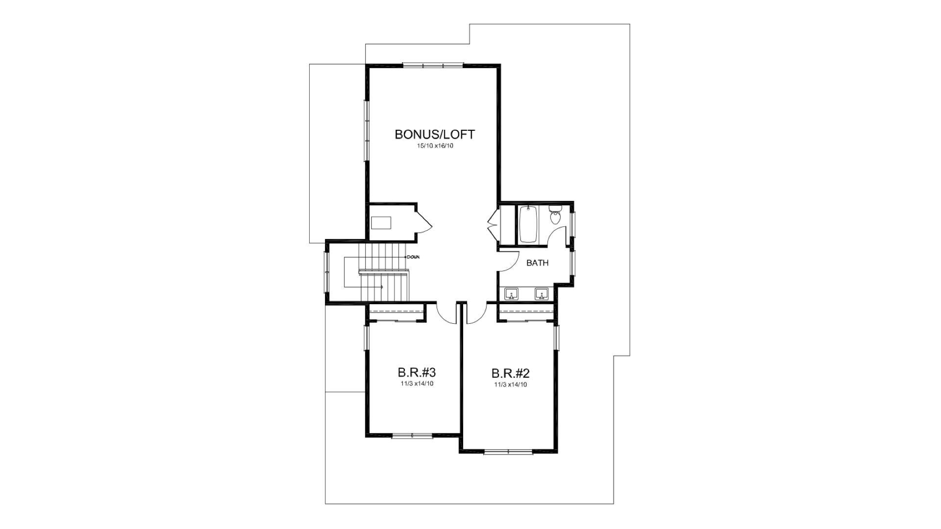 20470 Murphy Road Bend, OR 97702 - Photo 30 of 30 Upper Floor Plan