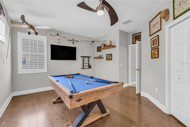 wooden floor in a gallery