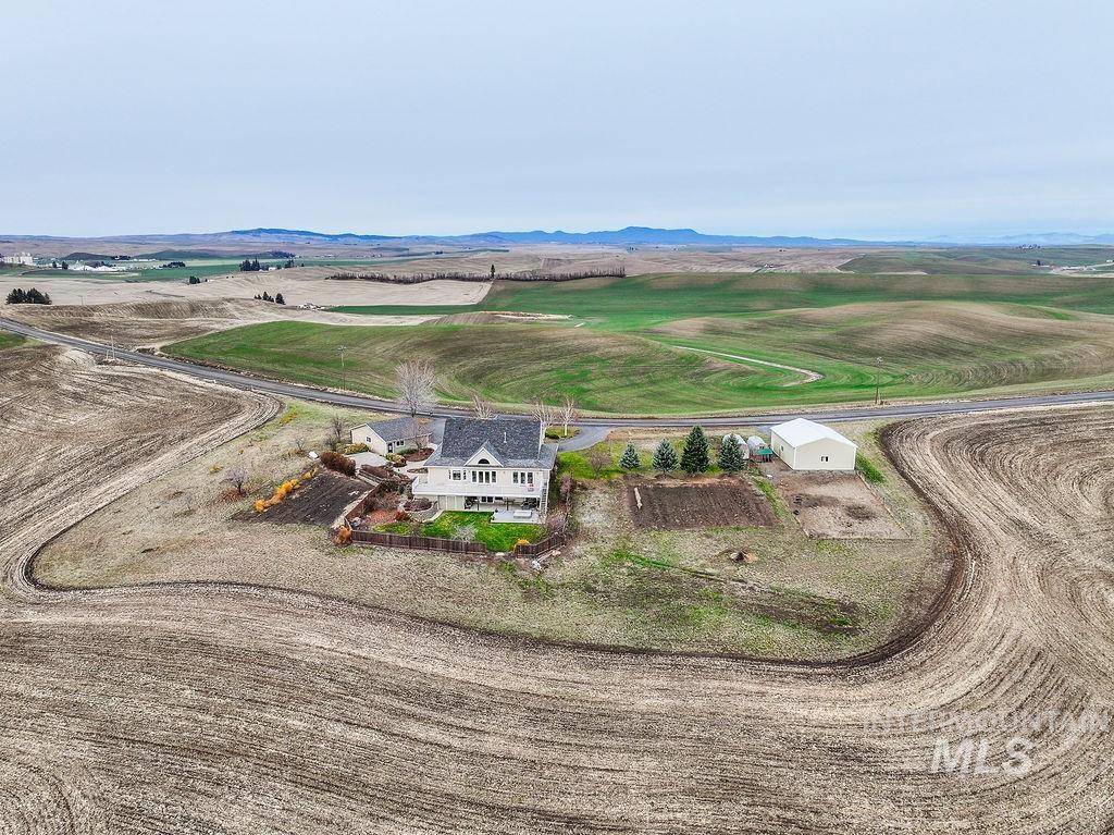 18072 Central Grd Genesee, ID 83832 - Photo 5 of 50 Overview of rural landscape featuring a mountainous background