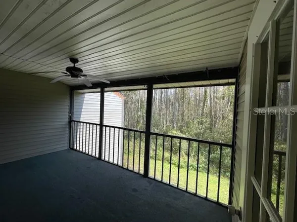 a view of a porch