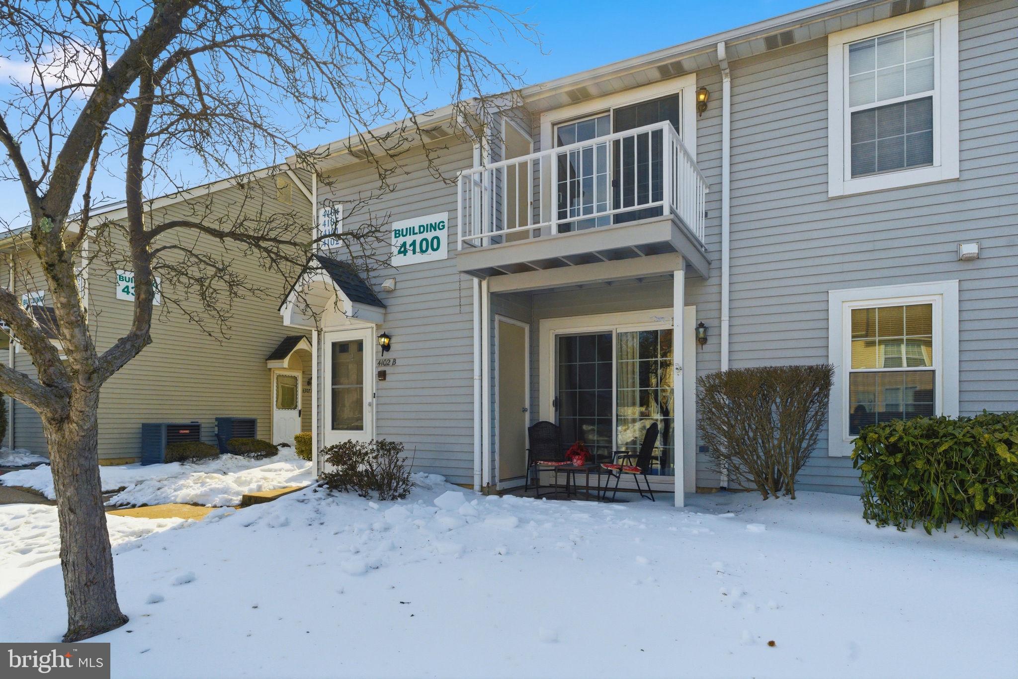 4102B Adelaide Drive Mount Laurel, NJ 08054 - Photo 2 of 23 Second Level Condo Side view