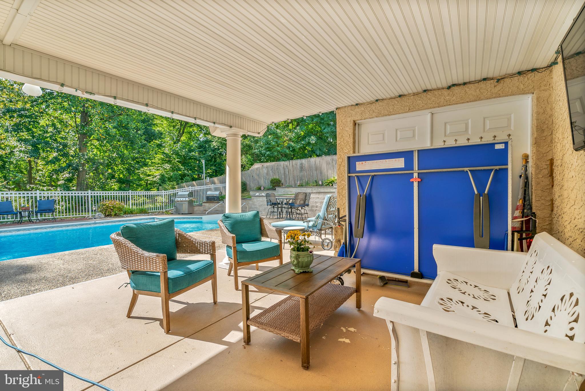 734 Pine Ridge Road Media, PA 19063 - Photo 85 of 99 Back Patio - pool level