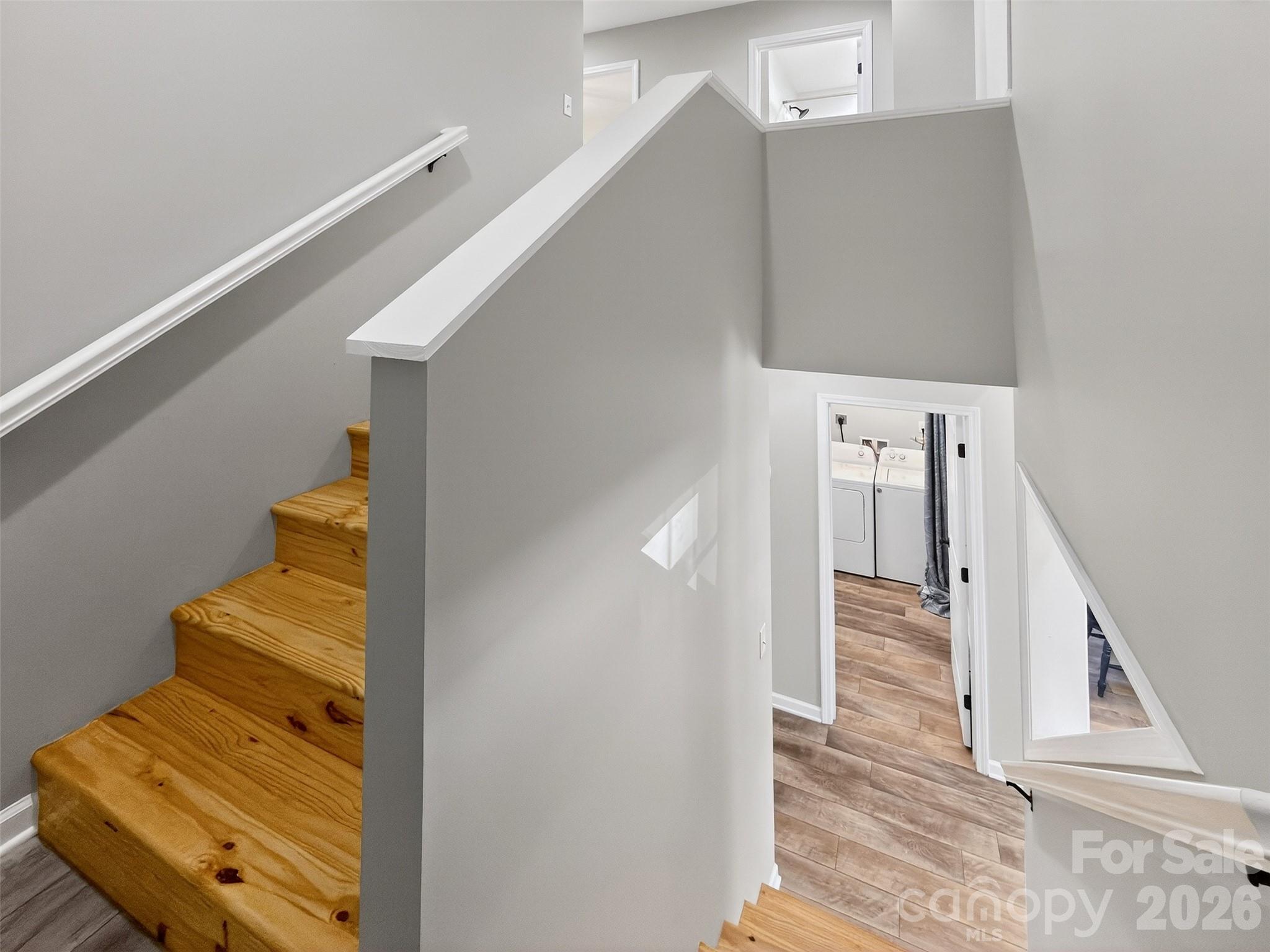 116 Bostic Street Marion, NC 28752 - Photo 21 of 28 a view of a hallway with staircase