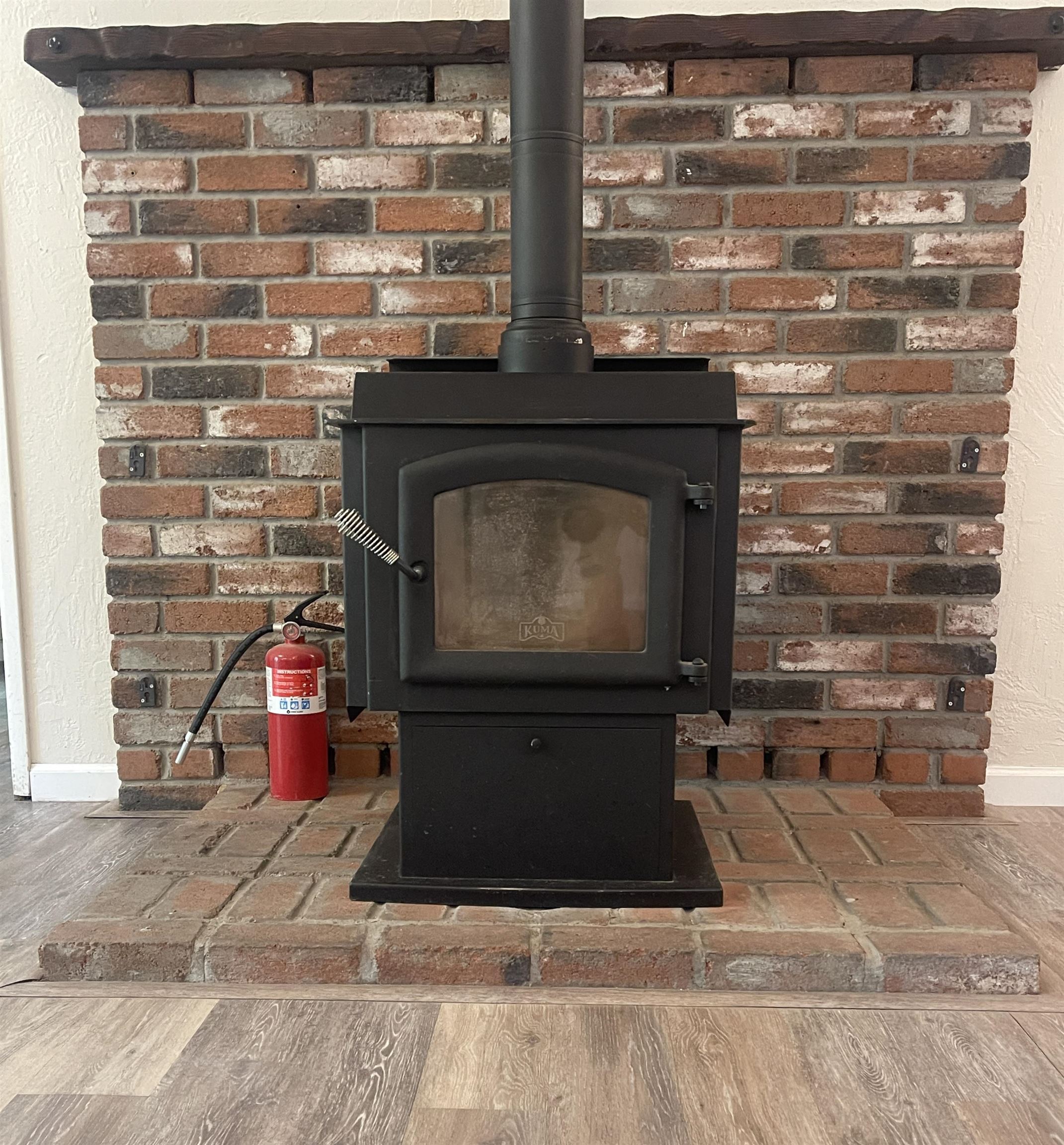 302 Mountain View Road Calpine, CA 96124 - Photo 11 of 26 a living room with fireplace