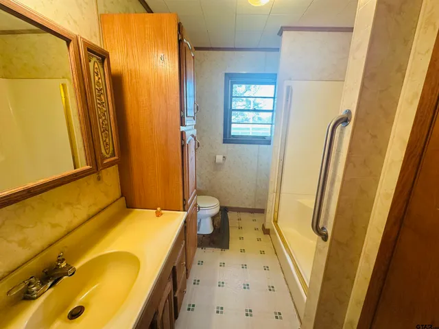 a bathroom with a sink and a tub
