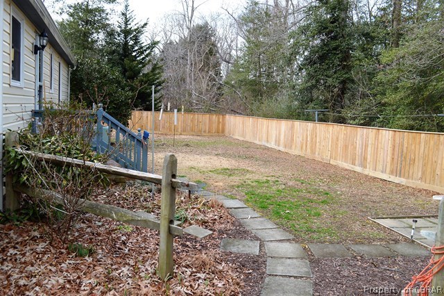 853 Lancelot Drive Reedville, VA 22539 - Photo 4 of 23 Fenced in Back Yard
