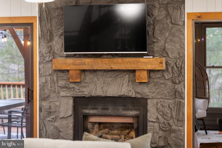 162 Forrest Street Basye, VA 22810 - Photo 17 of 41 a room with fireplace