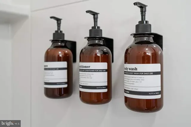 a close view of a refrigerator in kitchen