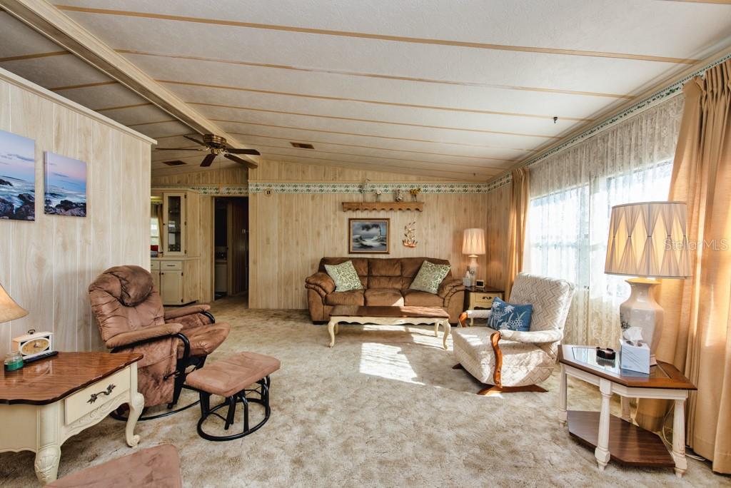 7152 El Torro Street Zephyrhills, FL 33541 - Photo 4 of 35 a living room with furniture and a window