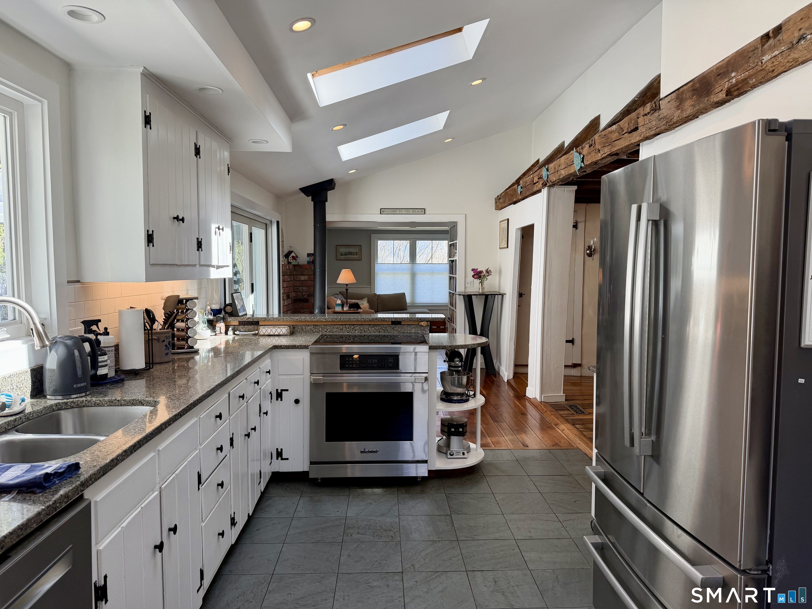 509 Boston Post Road Madison, CT 06443 - Photo 11 of 34 Kitchen area. Bar Seating at the end.