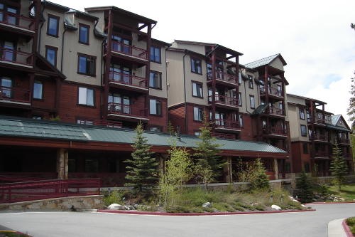 500 Village Road, Unit 206 217 Breckenridge, CO 80424 - Photo 19 of 20 a front view of a building