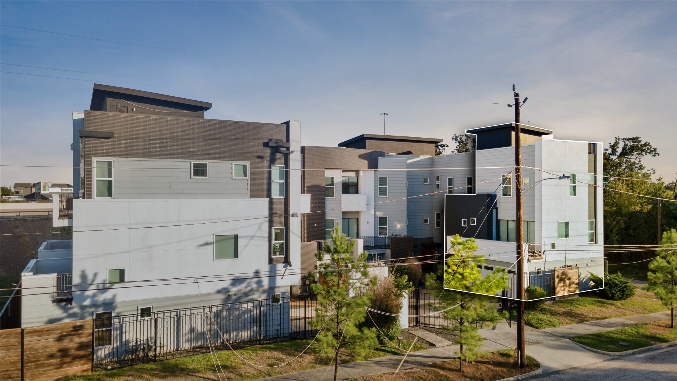 4117 Chartres Street Houston, TX 77004 - Photo 3 of 25 Komorebi court townhomes. Only 6 properties located in this private area.