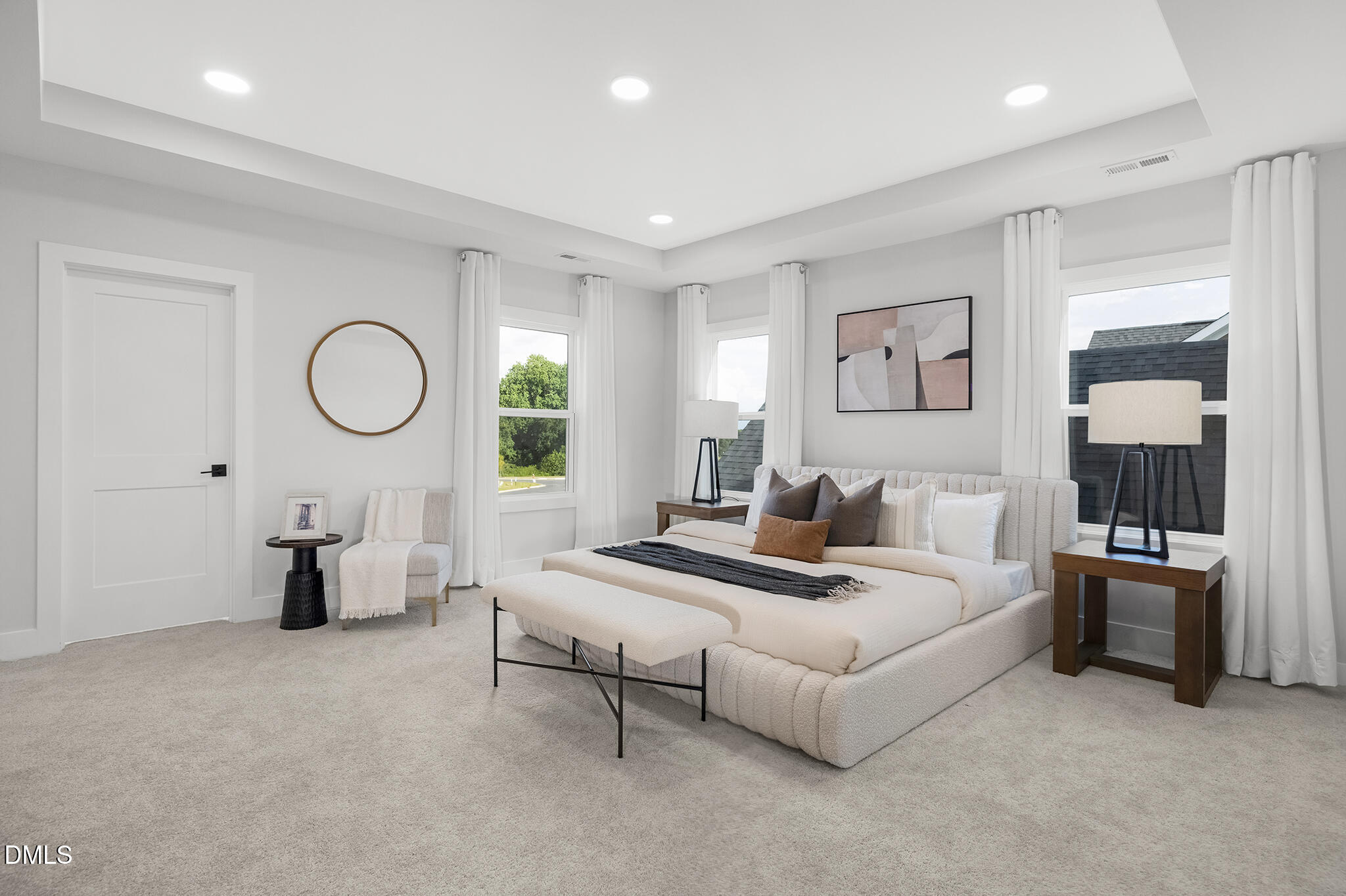 2412 Adrift Road Fuquay-Varina, NC 27526 - Photo 6 of 19 a bedroom with a bed and window