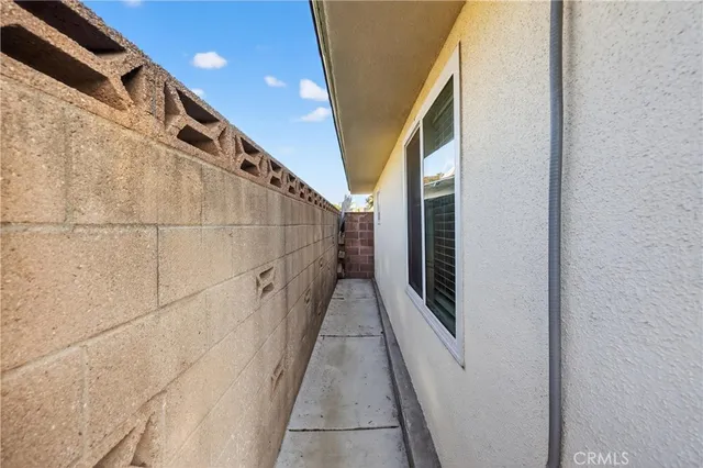 a view of a stairs and an empty room