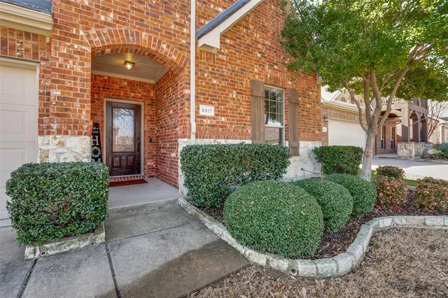 a view of a garden with pathway