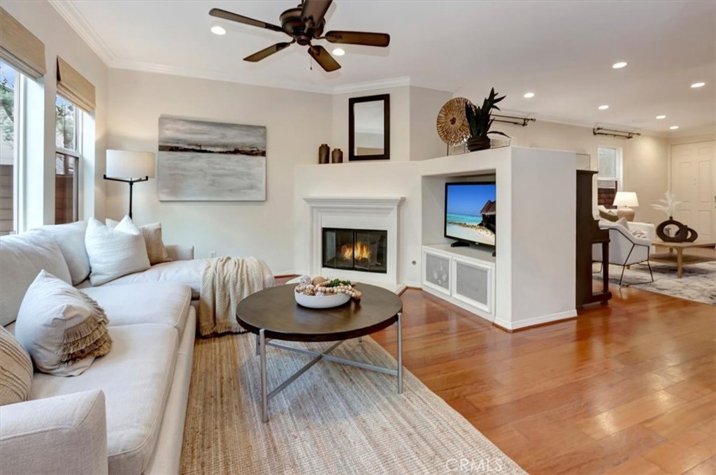 958 Baxter Parkway Brea, CA 92821 - Photo 9 of 50 a living room with furniture and a fireplace