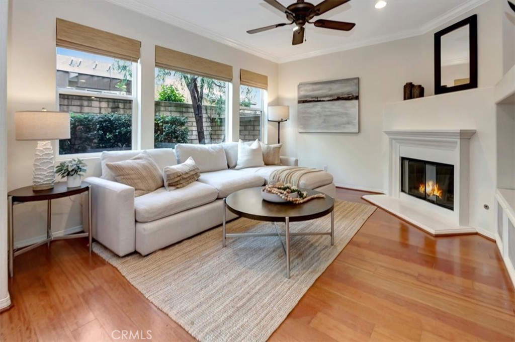958 Baxter Parkway Brea, CA 92821 - Photo 10 of 50 a living room with furniture and a fireplace