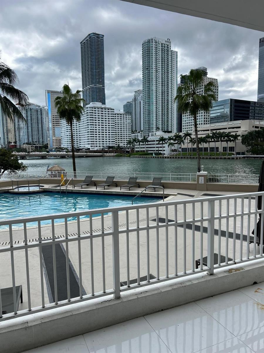 701 Brickell Key Boulevard, Unit 202 Miami, FL 33131 - Photo 12 of 27 a view of balcony with furniture