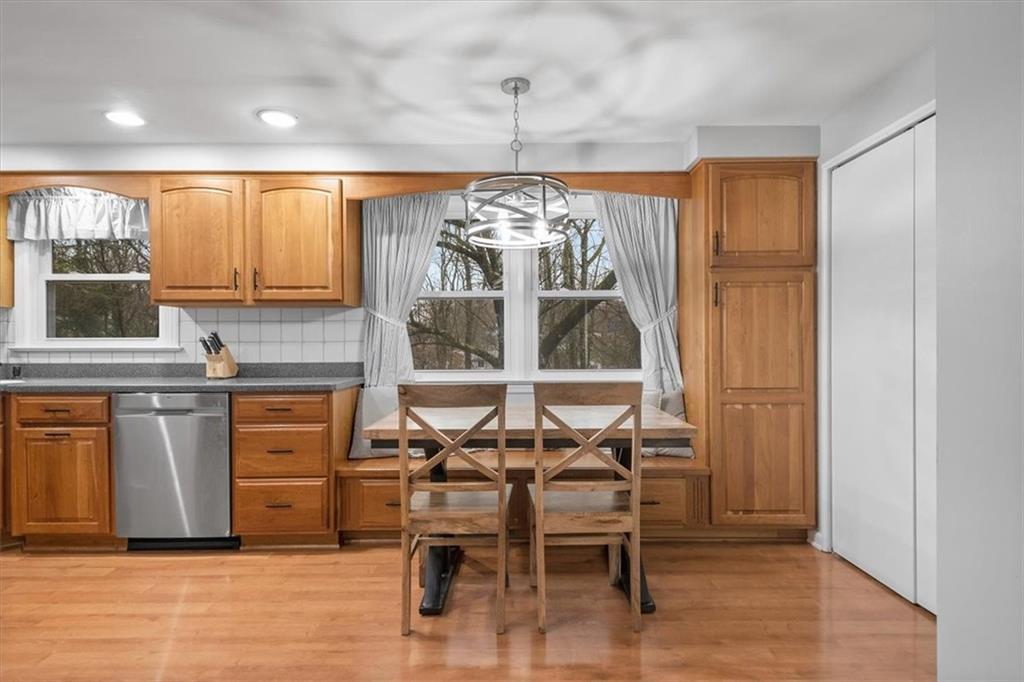 9350 Timber Trail Pittsburgh, PA 15237 - Photo 17 of 38 a view of a dining room with furniture window and wooden floor