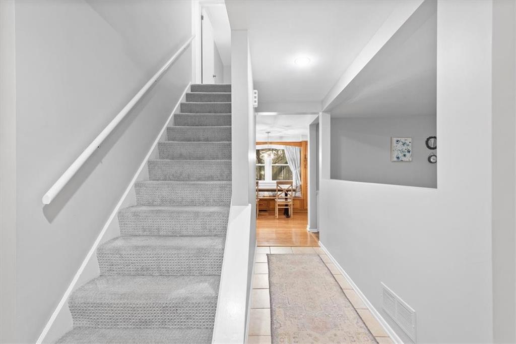 9350 Timber Trail Pittsburgh, PA 15237 - Photo 5 of 38 a view of staircase with white walls and white walls