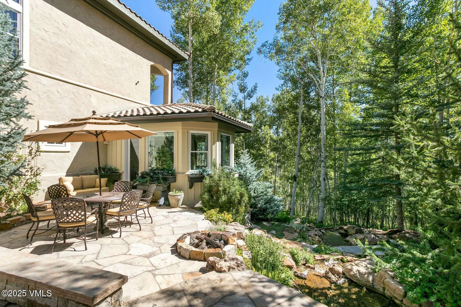 876 Pilgrim Drive Edwards, CO 81632 - Photo 11 of 63 Heated Kitchen Patio with Firepit